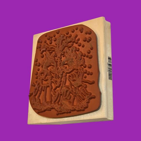 Susan Wheeler Holly Pond Hill Snow Bunnies & Jamie Carter Christmas Rubber Stamp - Picture 8 of 16